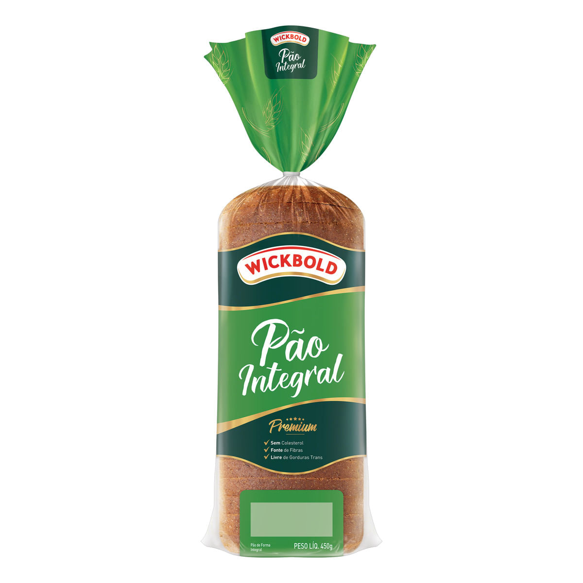 Pão de Forma Integral Wickbold Premium Pacote 450g