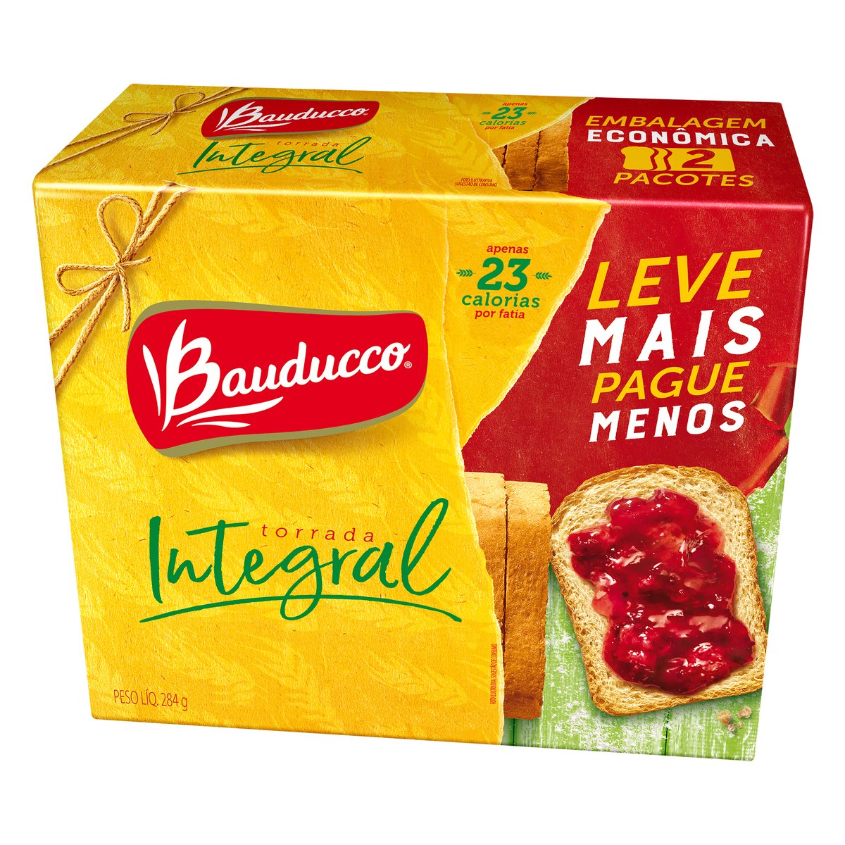 Torrada Integral Bauducco Pacote 284g