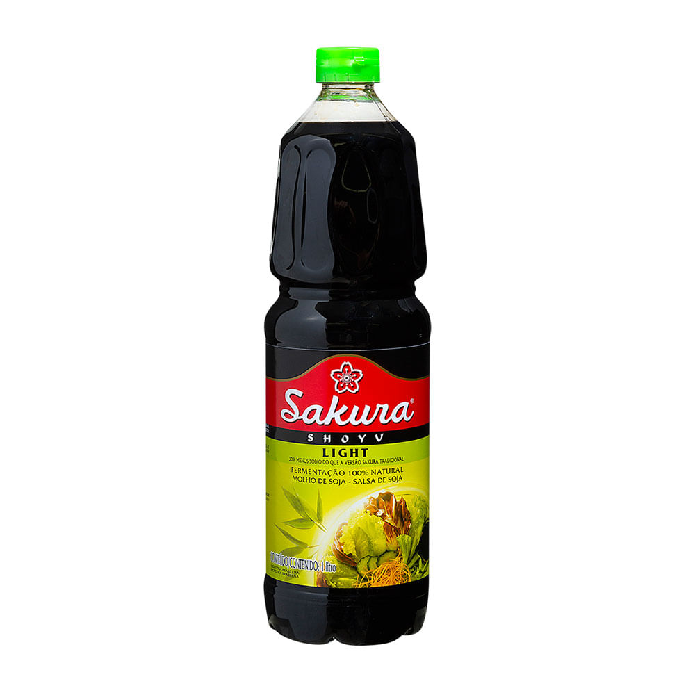 Molho Shoyu Sakura Light Garrafa 1l