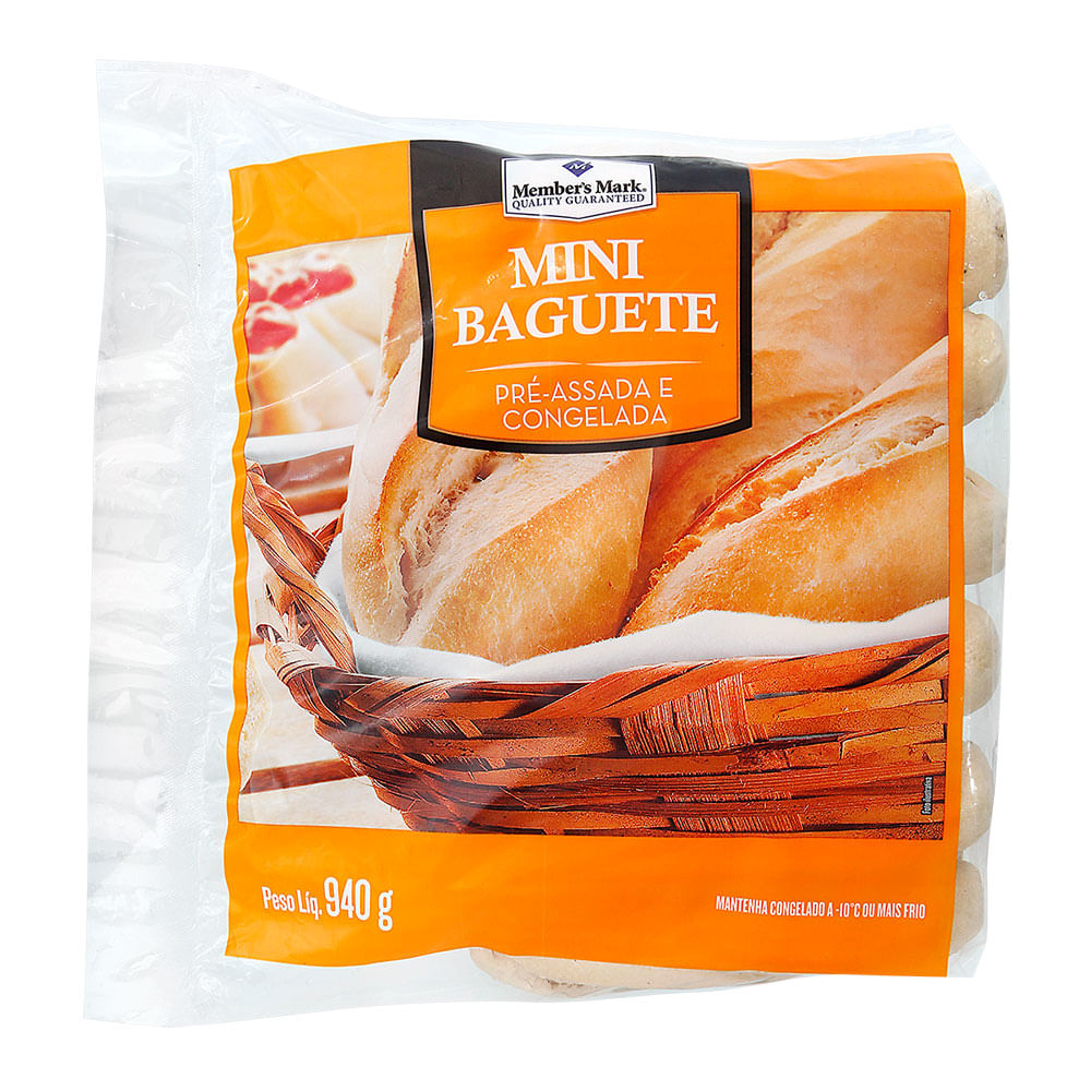 Mini Baguete Member's Mark Pacote 940g