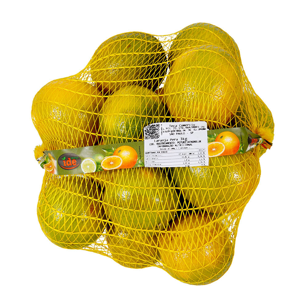 Laranja Pêra Ide Frutas 1 Pacote 3kg