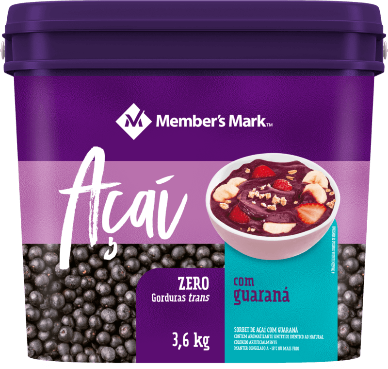 Açaí Guaraná Member's Mark Pote 3,6kg
