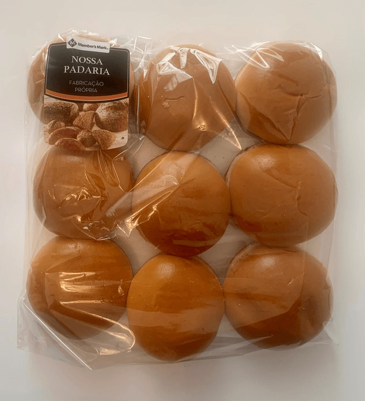 Mini Pão de Hamburguer Brioche Aprox. 300g