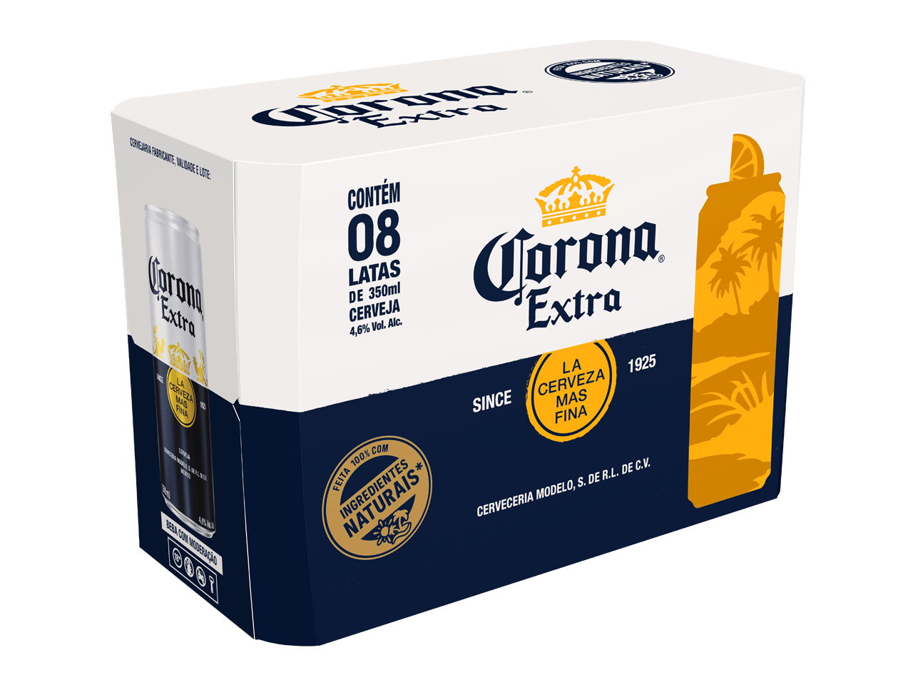 Produto Cerveja Corona Extra Pack com 8 Unidades de 350ml Cada da loja Sam's no valor de: 49,48