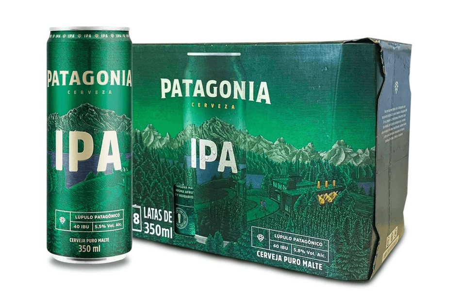 Produto Cerveja Patagonia Ipa Pack  8 Latas 350ml Cada da loja Sam's no valor de: 44,78