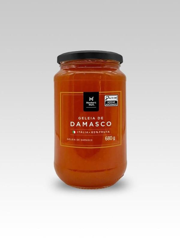 Geleia de Damasco Member's Mark Vidro 680g