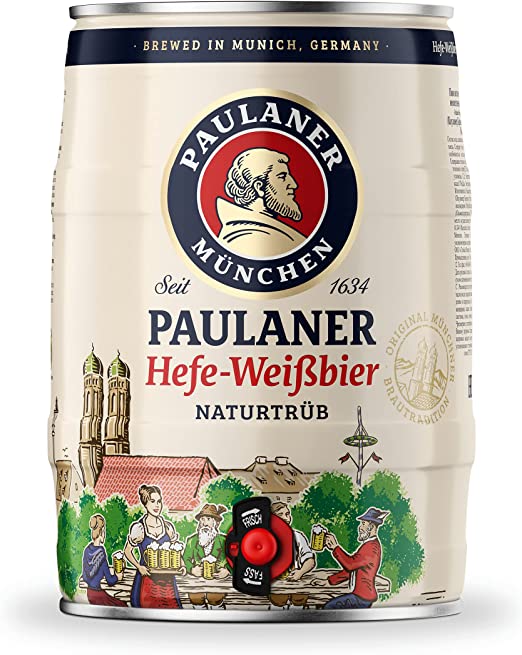 Produto Cerveja Paulaner Weissbier Barril 5l da loja Sam's no valor de: 229,98