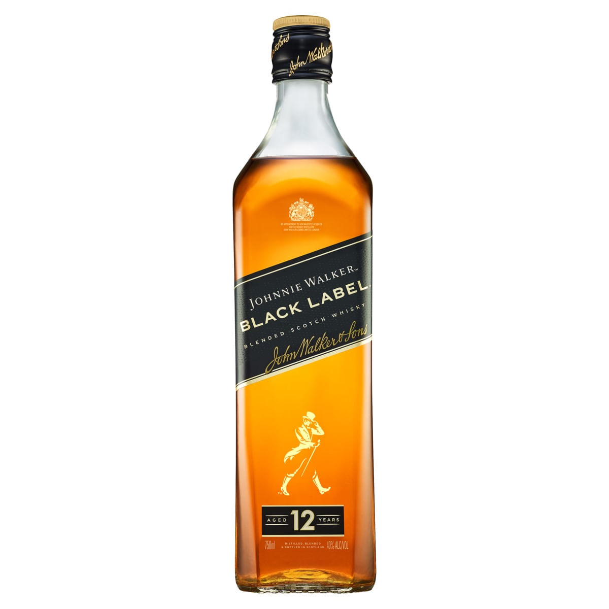 Whisky Escocês Blended Black Label Johnnie Walker 750ml