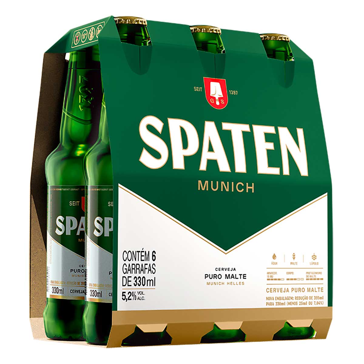 Produto Cerveja Spaten Puro Malte 6 garrafas de 330ml da loja Sam's no valor de: 28,74