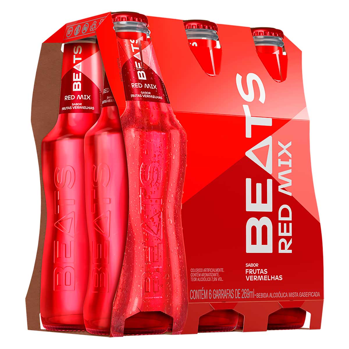Produto Skol Beats Red 6 garrafas de 269ml da loja Sam's no valor de: 46,98