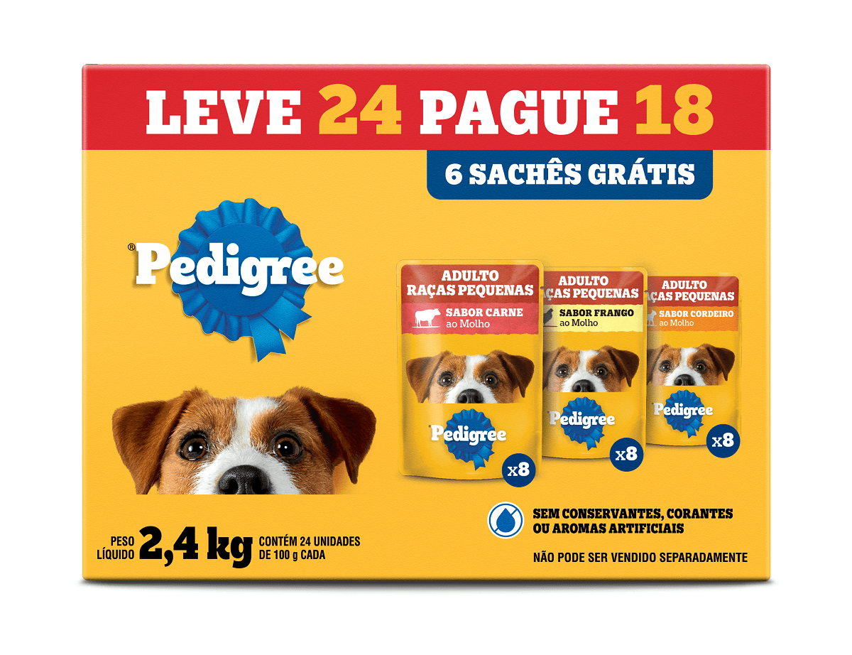Kit 24 Saches Pedigree