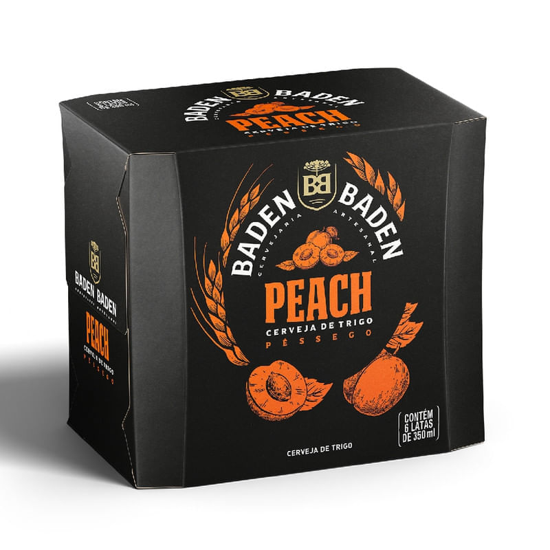 Produto Cerveja de Trigo Baden Baden Peach Pack 6 Latas 350ml Cada da loja Sam's no valor de: 36,48
