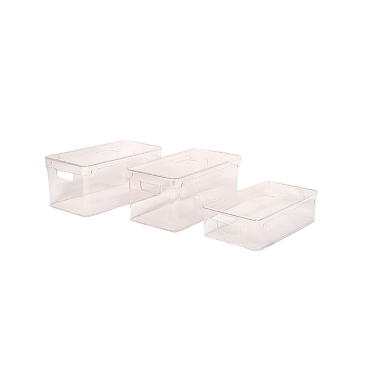 Kit Organizadores Clear 3 Pcs