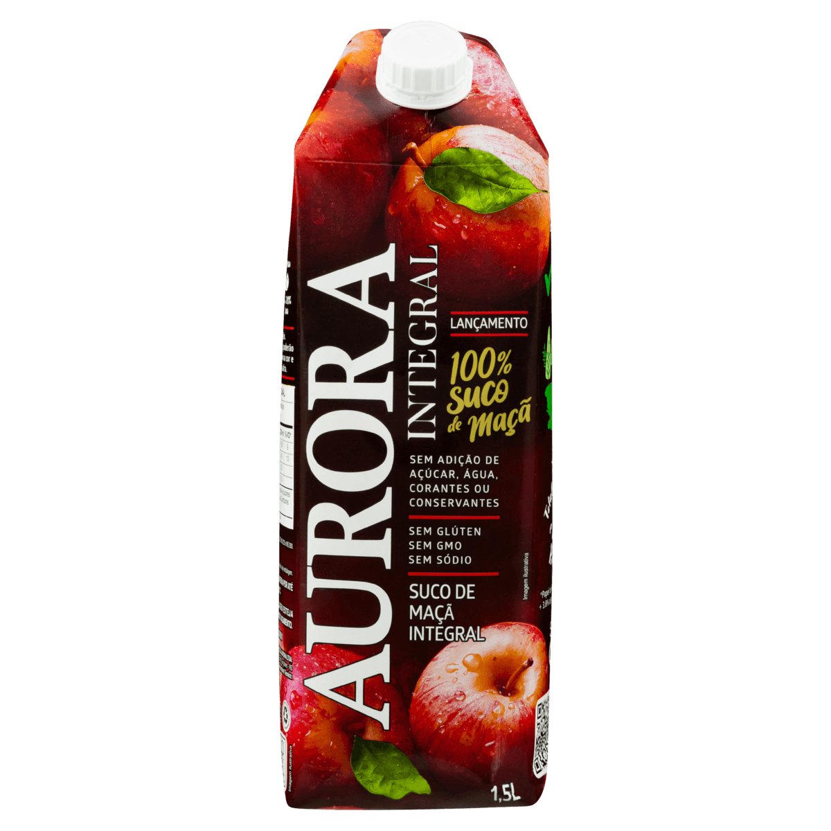 Suco Aurora Maçã Tetra Pak 1,5L
