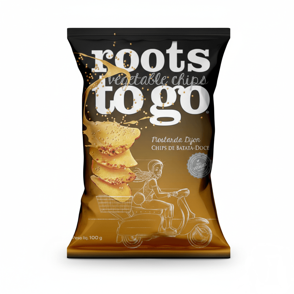 Chips De Batata Doce Mostarda Dijon 100g Roots To Go
