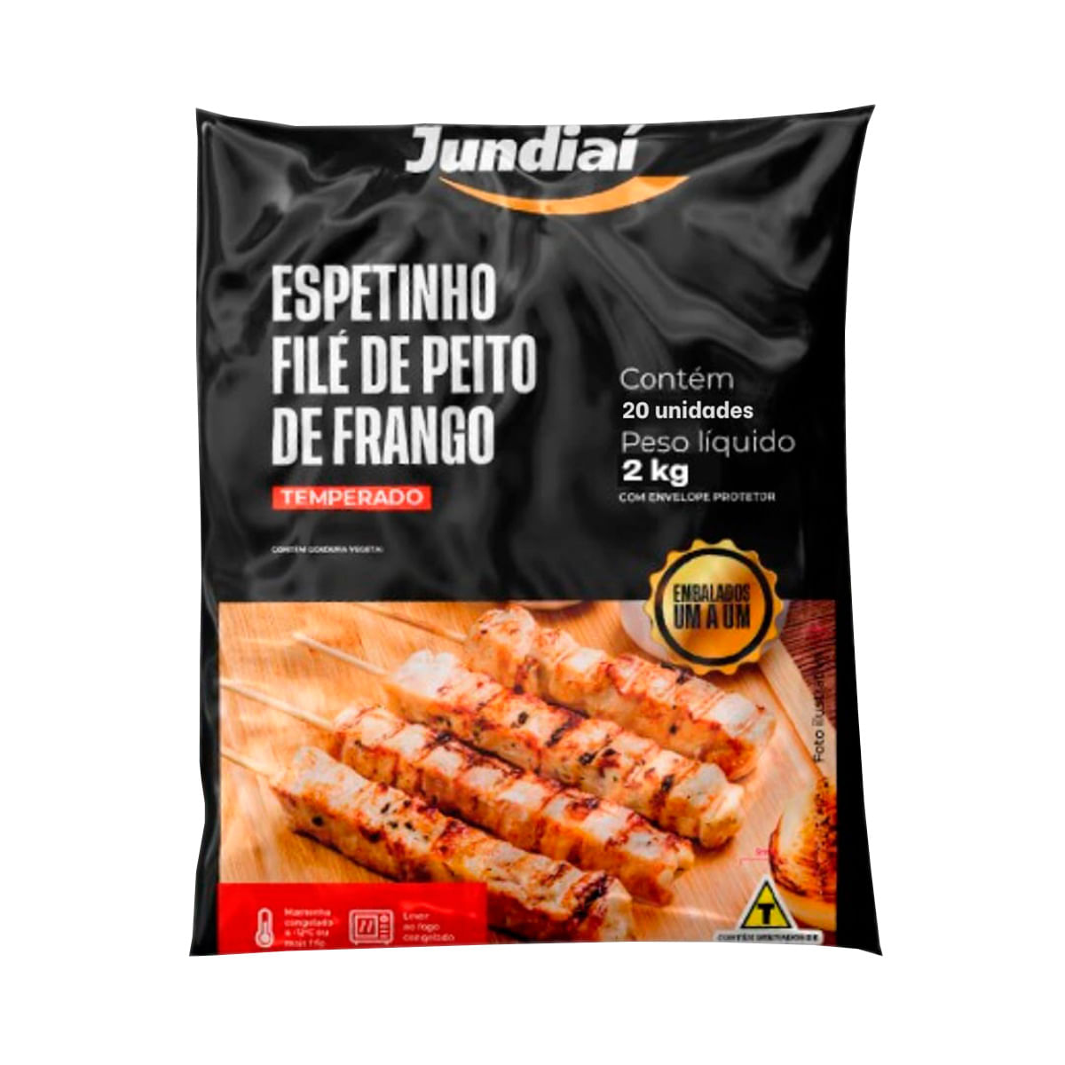 Espetinho de Frango Congelado Jundiaí 2Kg
