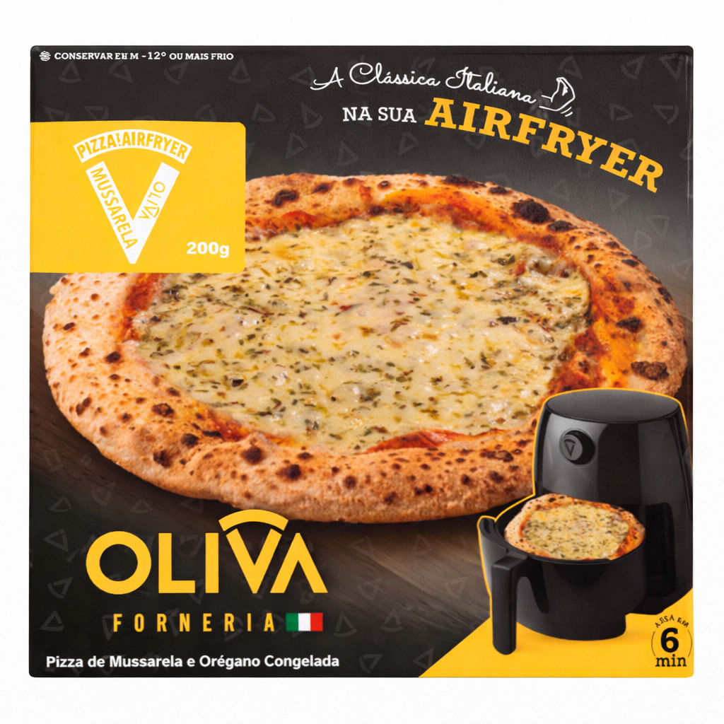 Pizza Mussarela Airfryer Oliva 165g