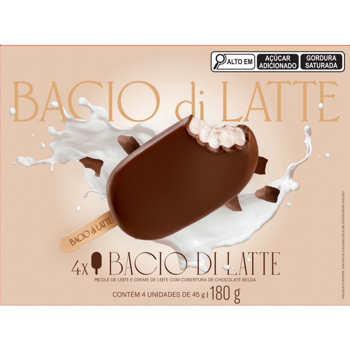Multipack Picolé Bacio 4x45g