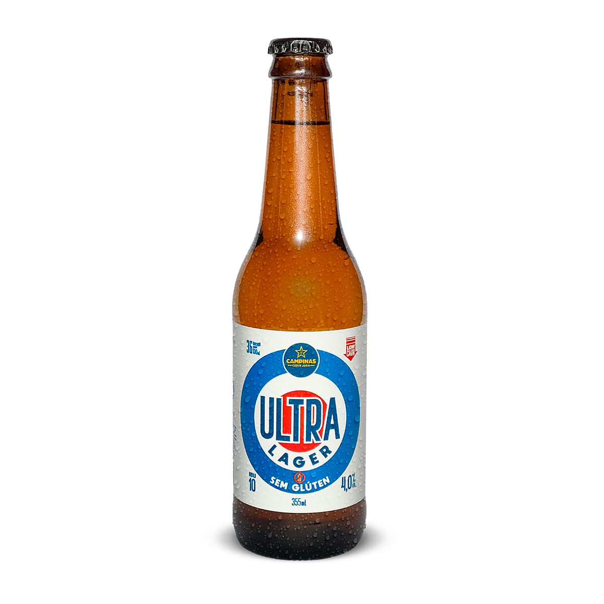 Cerveja Campinas Ultra S/Gluten 355ml