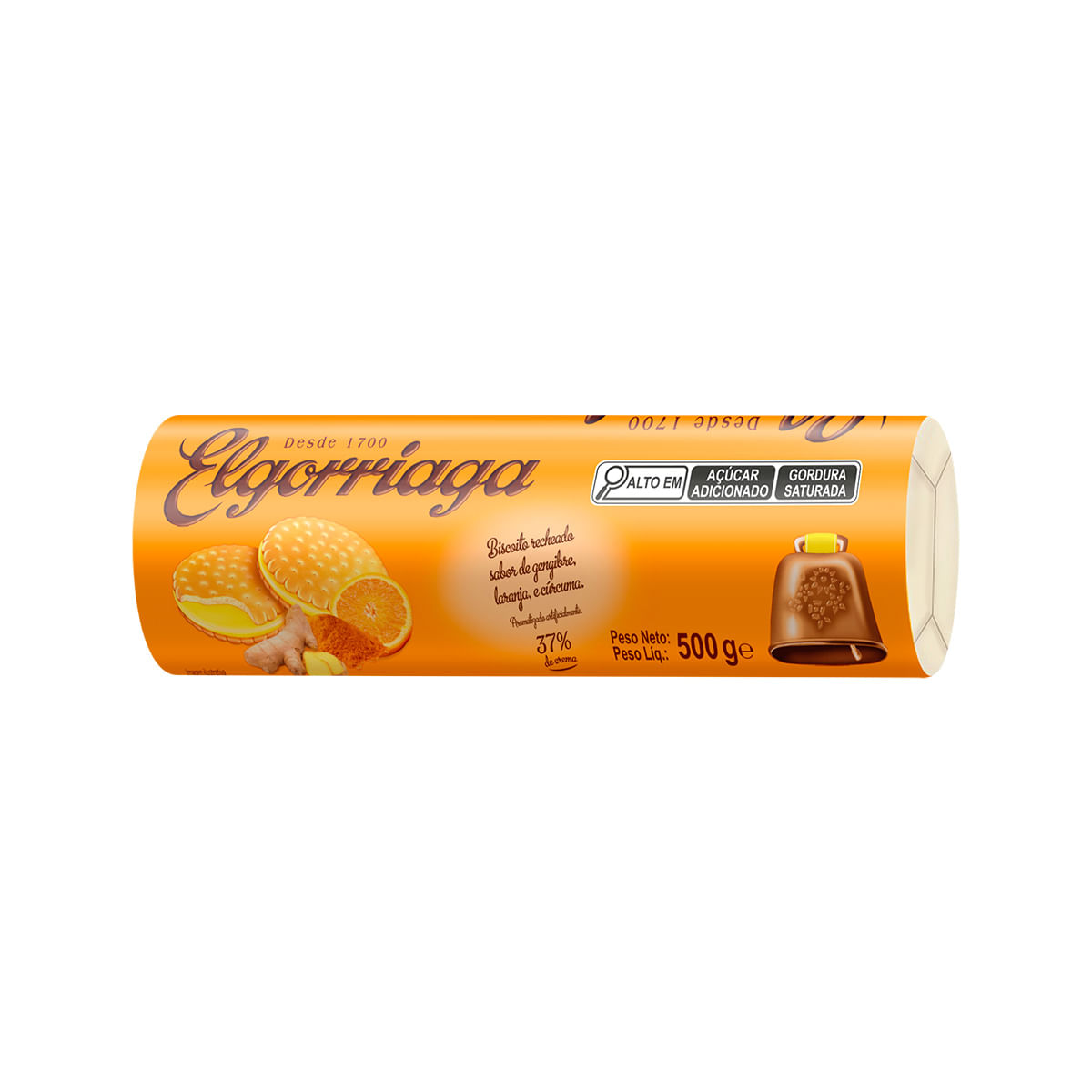 Biscoito Laranja 500g Elgovita