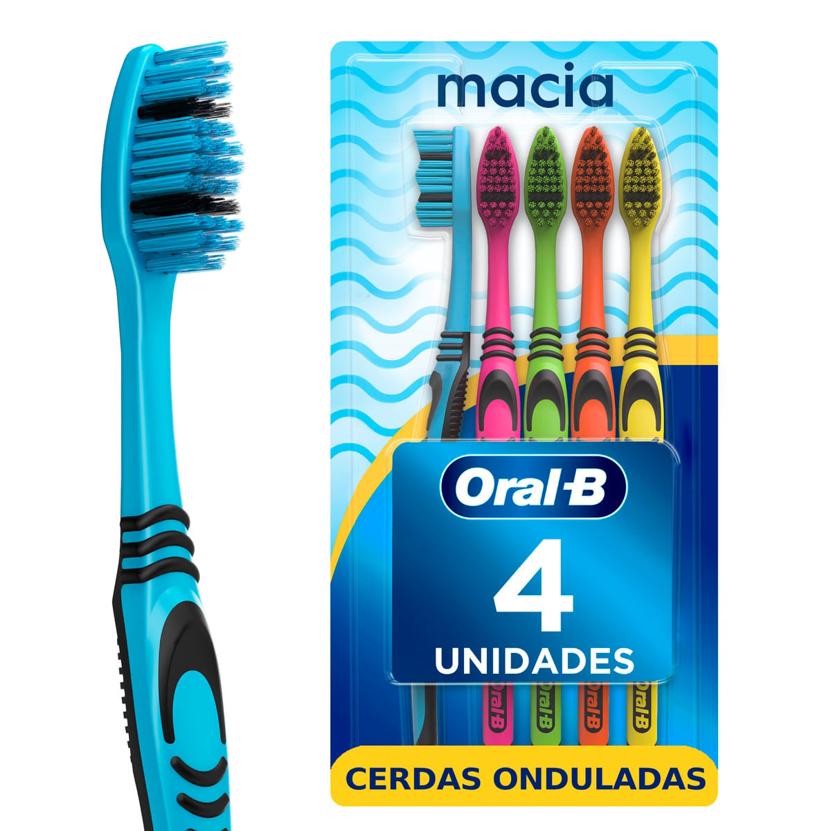 Escova de Dente Oral B Color Collection Pack com 5 Unidades