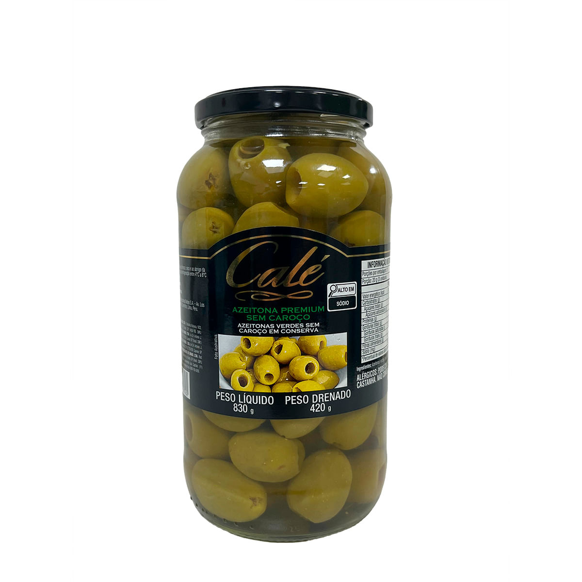 Azeitona Verde Sem Caroço 420g