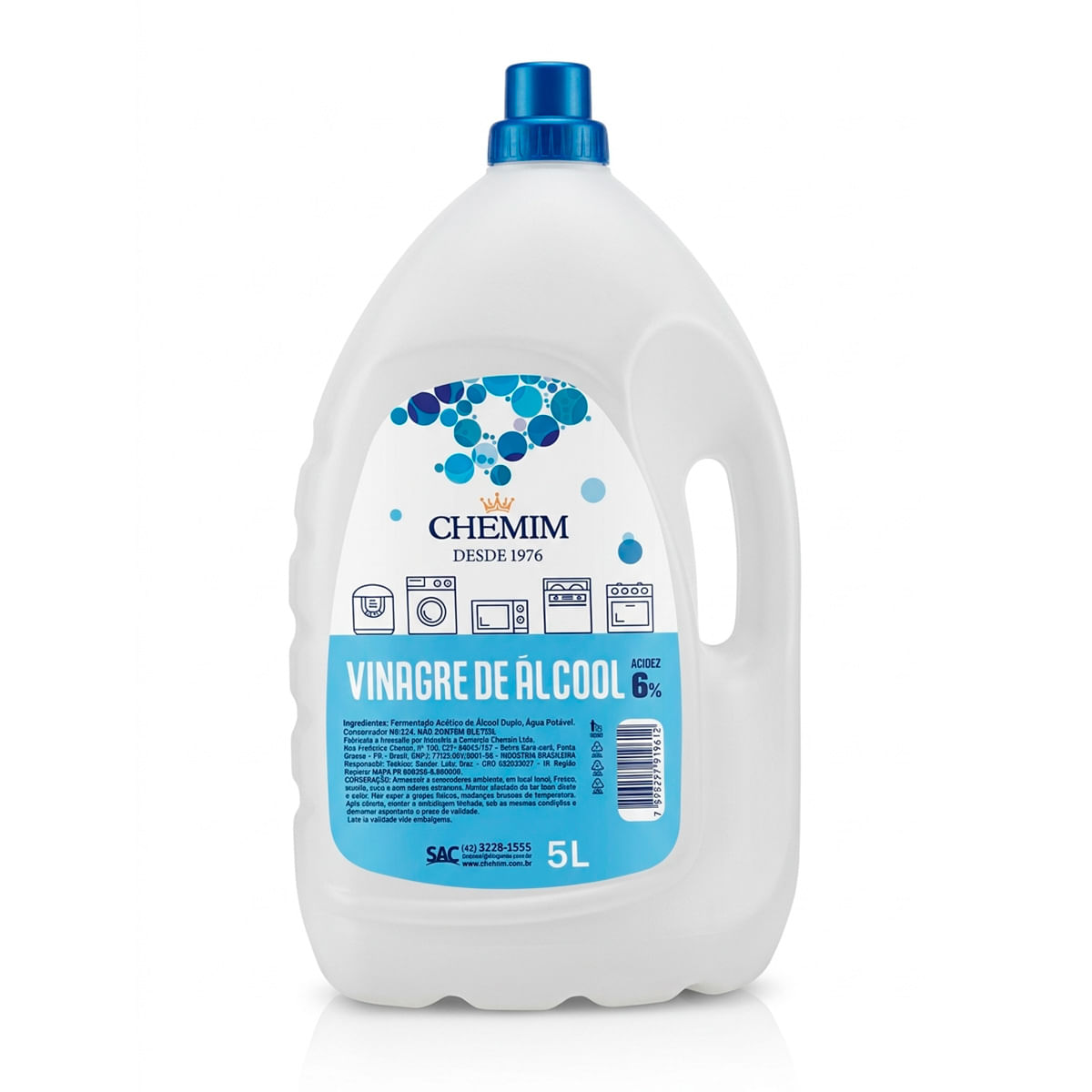Vinagre De Álcool 6% Chemim 5L