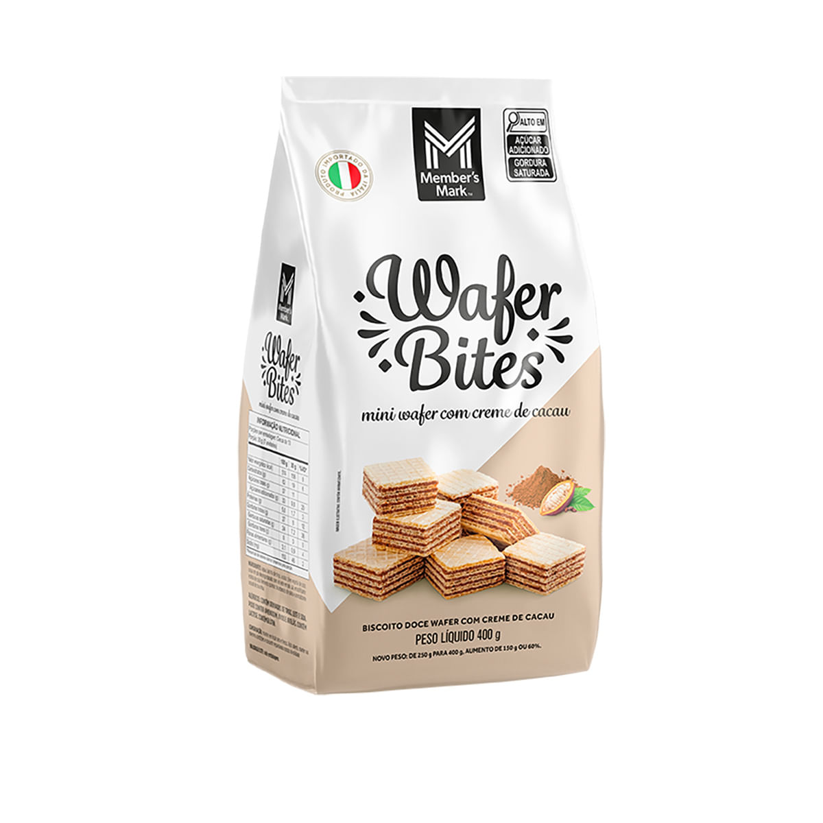 Mini Wafer Cacau 400g Member's Mark