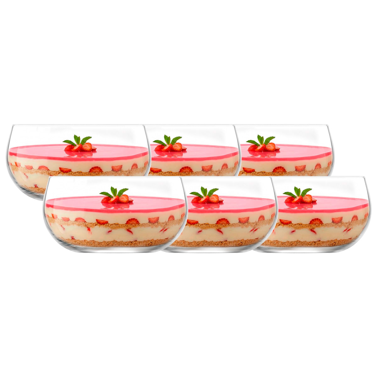 Conjunto de Taças para Sobremesa Cléo 390ml 6 Peças